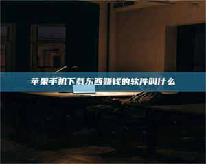 敦煌苹果手机下载东西赚钱的软件叫什么 第1张